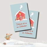 Заплатка "Zuhause" /Дома/ 80*50мм, 100% полиэстер, Acufactum Ute Menze, 35381