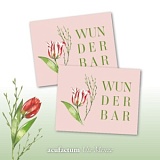 Заплатка "Wunderbar Tulpe" /Чудесный тюльпан/ 40*50мм, 100% полиэстер, Acufactum Ute Menze, 35370