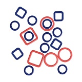 Набор маркеров для вязания "Linea" (тип "кольца")