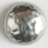 Пуговица, размер 30мм, металл, серебристый, Dill, 370298/30-12