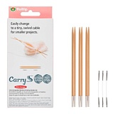 Спицы чулочные, гибкие CarryS "Fine Gauge" 2,5мм/24см