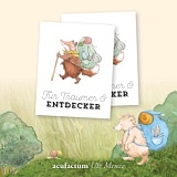 Заплатка "Fur Traumer und Entdecker" /Для мечтателей и исследователей/, Acufactum Ute Menze, 35362