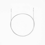 Тросик для съемных спиц Petite, длина около 56 (80)см, заглушки 4шт, ключик 2шт, KnitPro, 10547