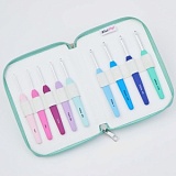 Набор "Deluxe" крючков для вязания с эргономичной ручкой "Waves 2.0"