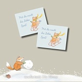 Заплатка "Baren Schlittenfahrt" /Катание на медвежьих санях/ 40*50мм, Acufactum Ute Menze, 35382